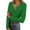 Green, variant on Women's Button T-Shirts Going out Tops Spring Trendy Long Sleeve Basic Slim Tight Tee Shirts for Ladies