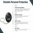 thumbnail image 3 of SABRE 2-in-1 Personal Self-Defense Safety Alarm Key Ring with LED Light, 3 of 9