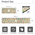 thumbnail image 3 of Yayeee Faucet Mat for Kitchen Sink 14.7" Diatomite Long Splash Guard Pad, Beige Cartoon Animals, 3 of 7