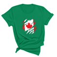 thumbnail image 3 of FAIWAD T-Shirt d'Été pour Femmes de la Fête du Canada, Léger, à Manches Courtes, Col Rond, T-Shirts Hauts, Imprimé Graphique, Blouses de Détente Basiques, 3 of 3