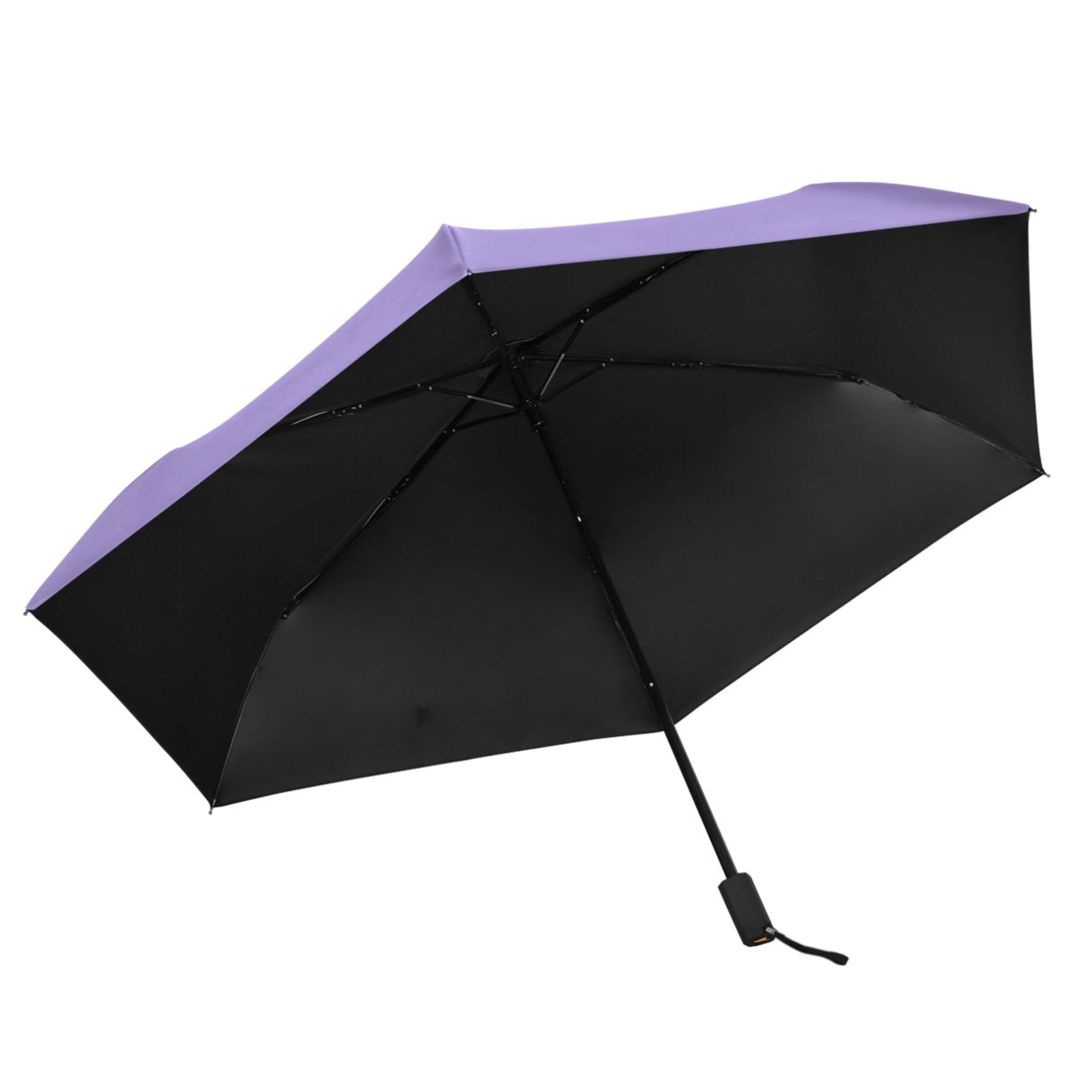 ALAZA Lavender Purple UPF 50+ Compact Folding Umbrella for Rain Travel Umbrella Packable