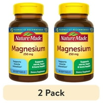 (2 pack) Nature Made Magnesium 250 mg Liquid Softgels 90 ea