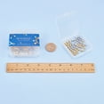 thumbnail image 6 of 1box Brass Beads Star Platinum Golden 8x8x2.5mm Hole: 1.5mm 2 colors 30pcs/color 60pcs/box, 6 of 6