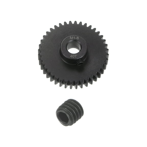 Mod 1 40T Pinion Gear 8mm Bore Hardened Steel Motor Rack Spur Gear for RC Car Truck Gear Drive