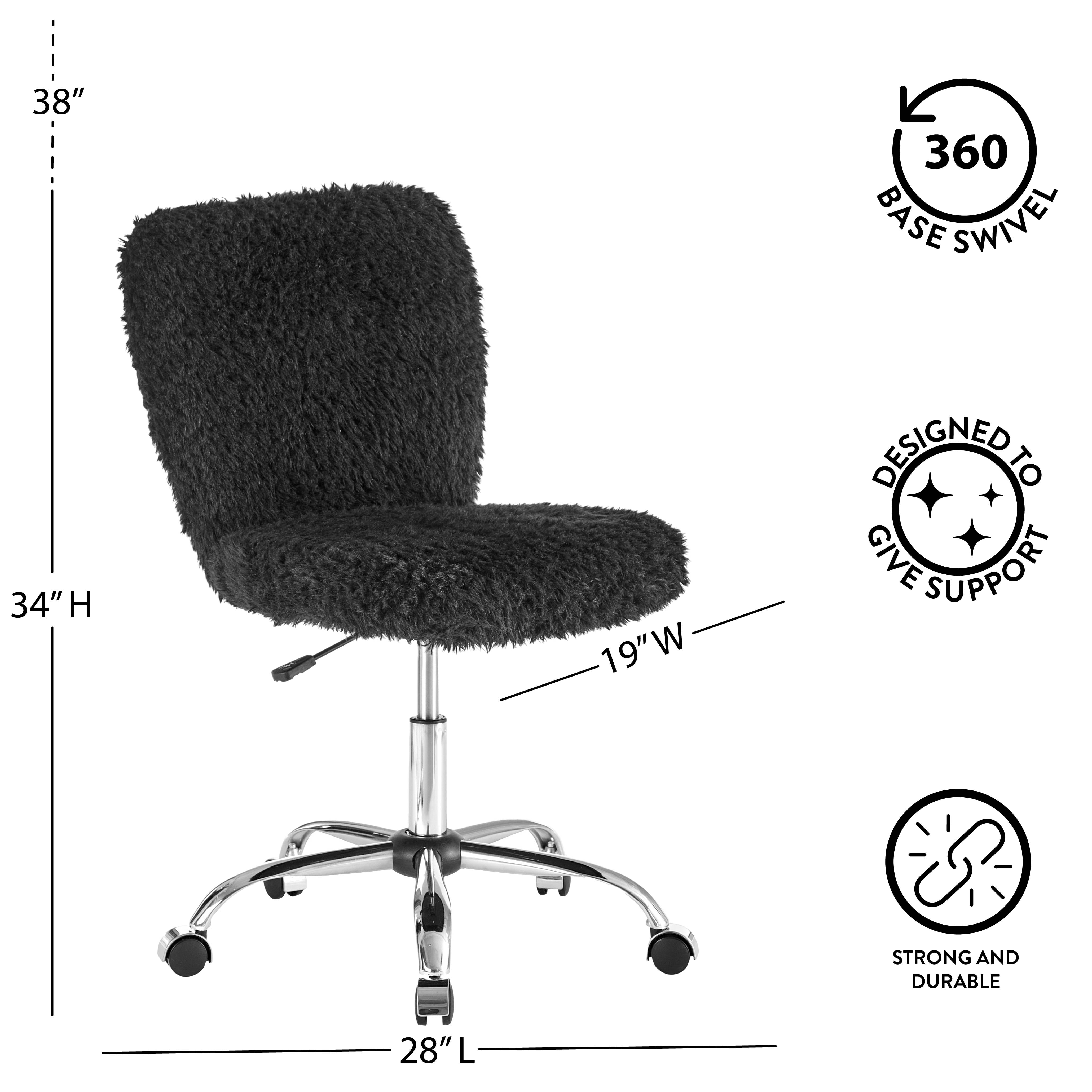 Urban shop faux sale fur desk chair