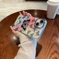 thumbnail image 5 of Compatible with iPhone 15 Laser Case Cute Butterfly Seashell Glitter Bling Case with Camera Lens Protection Scratch-Resistant Cover Girly Women Soft TPU Shockproof Phone Cover,Colorful, 5 of 7