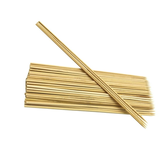 MLINS  2 Packs Bamboo Skewers for Meat Mini Sticks Roasting Barbecue