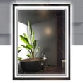 thumbnail image 1 of Raganet, Espejo Rectangular con Luz LED 50 x 70 cm, 3 Tonos de Luz Fr&iacute;a, Neutra, C&aacute;lida, Atenuable, Interruptor T&aacute;ctil, Montaje Vertical u Horizontal, para Ba&ntil, 1 of 9