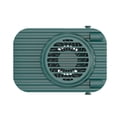 thumbnail image 2 of Ventilador de enfriamiento Recargable sin hojas Enfriador colgante para el cuello Ventilador de aire mínimo portátil ajustable, Verde oscuro Jumpingount HA005553-03, 2 of 6