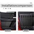 thumbnail image 3 of TINKI Car Interior Door Storage Panel Shelf Aluminum Alloy Shelf for Toyota Tacoma 2016 2017 2018 2019 2020 2021 2022, 3 of 7