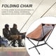 thumbnail image 5 of Silla de camping Silla plegable ligera Picnic Muebles de pesca (Caqui), 5 of 6