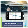 thumbnail image 3 of HD Car Navigation Stereo For Jeep Wrangler JK 2011-2014 - Android 13 (4+64GB), 7" IPS Touch, AHD Backup Camera, CarPlay/Android Auto,Bluetooth/ WiFi, FM, GPS Navigation, SWC​, 3 of 10