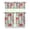 White-55, variant on Kitchen Window Curtains over Sink Retro Abstract Geometric 36 Inch 3 Pieces Set Small Window Cafe Curtains for Home Decor Rod Pocket Tier Drapes
