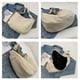 thumbnail image 4 of Bolso bandolera de lona para mujer Bolso bandolera de moda Gran capacidad para viajar (Beige) Ehuebsd Para Estrenar, 4 of 9