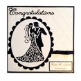 thumbnail image 4 of Troqueles de corte HGSALK para boda: silueta de novio y vestido de novia, 4 of 9