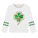 thumbnail image 5 of Blusas y camisas de manga larga con cuello redondo, moda del Día de San Patricio, blusa informal con estampado bonito de manga larga para niños y niñas., 5 of 5