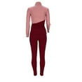 thumbnail image 4 of RKSTN Ensembles de Pyjama pour Femmes 2 Pcs Mode Patchwork Poche Maison Ensemble de Sommeil Hauts+pantalons Pyjamas Doux Confortables, 4 of 4