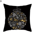 thumbnail image 1 of Funda de almohada con estampado de ciervos, funda de cojín de poliéster decorativa elástica para el hogar, 1 of 5