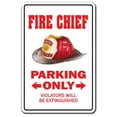 thumbnail image 1 of SignMission Fire Chief Z-1014-FireChief 12 x 8 Po Signe de Nouveauté, 1 of 1