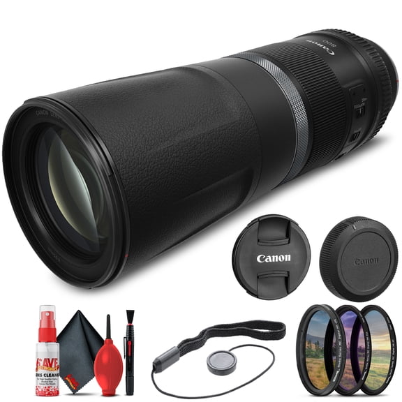 Restored Canon RF 800mm f/11 IS STM Lens (3987C002) + UV Filter + Cap Keeper + Cleaning Kit + More (Refurbished)