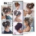thumbnail image 3 of Messy Bun Hair Piece Scrunchie Tousled Updo Hair Extensions Hair Bun Curly Wavy Ponytail Synthetic Chignon for Women Girls, 3 of 8