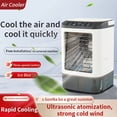 thumbnail image 2 of Aire Acondicionado Portátil, Enfriador de Aire, 4 en 1 Air Cooler Humidificador Purificador USB Ventilador 3 Velocidades Ajustables & 7 Colores Luces LED para El Hogar, Oficina, 2 of 5