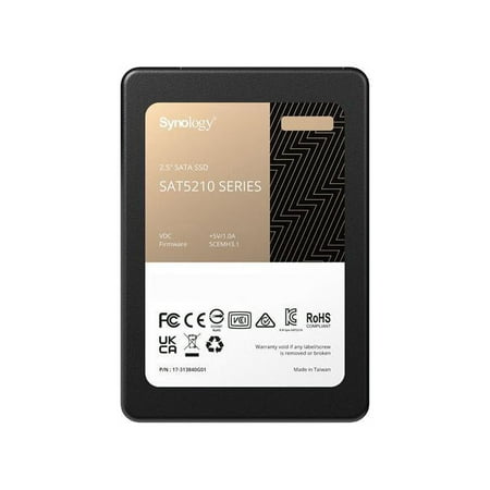 UPC: 0846504004553 | Synology 2.5  480GB SATA III 3D NAND TLC SAT5210-480G