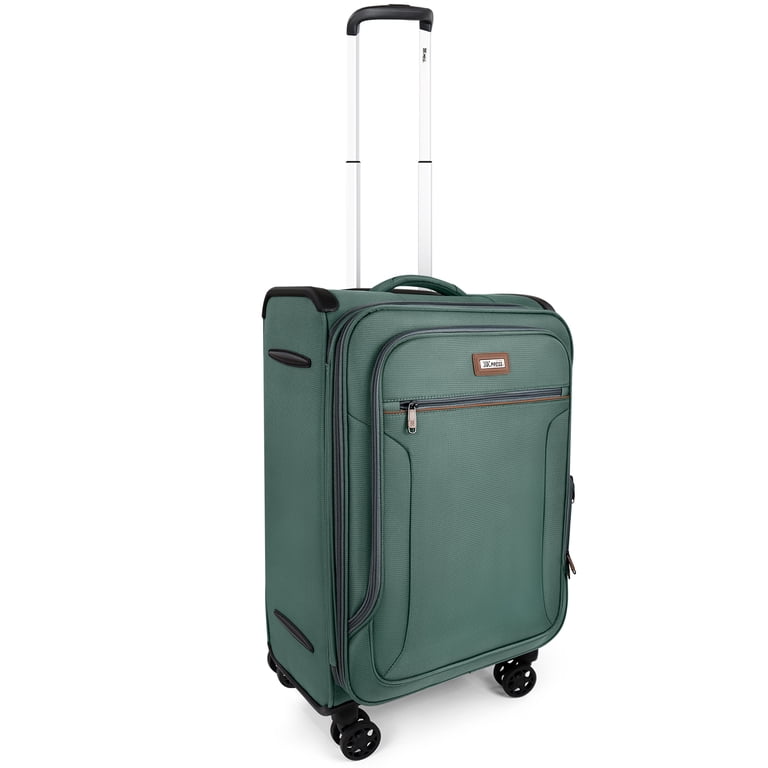 20 inch Softside Carry-on Luggage for Airplane Expandable Spinner