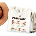 thumbnail image 4 of Pain Scale Snowman T-Shirt | Funny Christmas Snowman Graphic Tee, 4 of 7