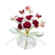 thumbnail image 2 of Adorno de rosas para salpicadero de coche, flores artificiales, regalo de inauguración de la casa Rojo, 2 of 9