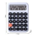 thumbnail image 3 of YAOMOBB Anti-slip Design Calculator Retro Round Keys Calculator Lightweight Mechanical Switch Calculator with Cute 12 Digit LCD Display for Comfortable Operation, 3 of 6