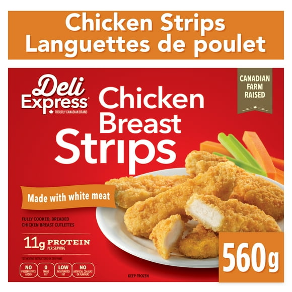 Deli Express Chicken Breast Strips, 560 g