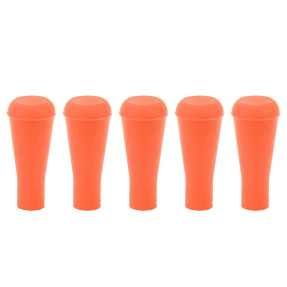 Puntas de flecha de tiro con arco de goma, 5 piezas Flecha de tiro con arco de 6 mm Puntas de flecha de goma Puntas de flecha de goma suave Características de vanguardia