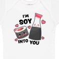 thumbnail image 4 of Inktastic I'm Soy into You with Cute Soy Sauce and Sushi Boys or Girls Baby Bodysuit, 4 of 5