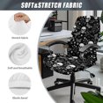 thumbnail image 6 of POLERO Stretchy One Piece Office Swivel Chair Slipcover for Workspace, Elastic Cloth Scratch Resistant Office Chair Cover with Breathable, 6 of 7