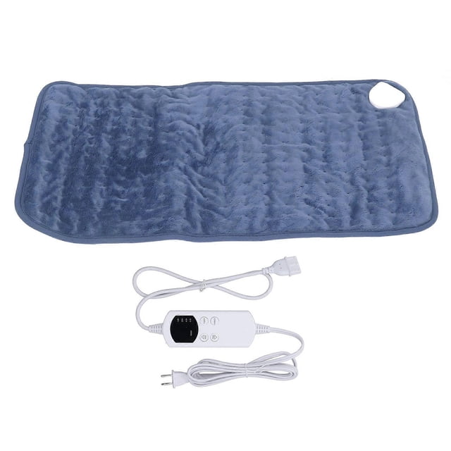Electric Heating Pad Constant Temperature Keep Warm Soft Velvet Heated Pad for Winter Use Blue US Plug 100‑120V