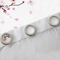 thumbnail image 4 of Homewish Japanese Cherry Blossoms Black Out Curtains, Pink Flower Floral Curtains Pack of 2 (42x63 Each), Teens Kids Girls Women Bedroom Curtains, Curtains and Drapes Decor, 4 of 6