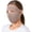 Pink, variant on Full Face Sun Mask, Solid Color Ear Loop Design for Complete Coverage and Sun Protection, Essential Gear for Hiking, Running, Cycling, Motorcycling, and Outdoor Adventures