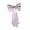 Purple, variant on yotijay Detachable Satin Bow Elegant Fashion Detachable Bow for Outfit Parties Dress Red White
