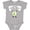 Gray, variant on Inktastic I Support Mental Health Awareness green ribbon Boys or Girls Baby Bodysuit