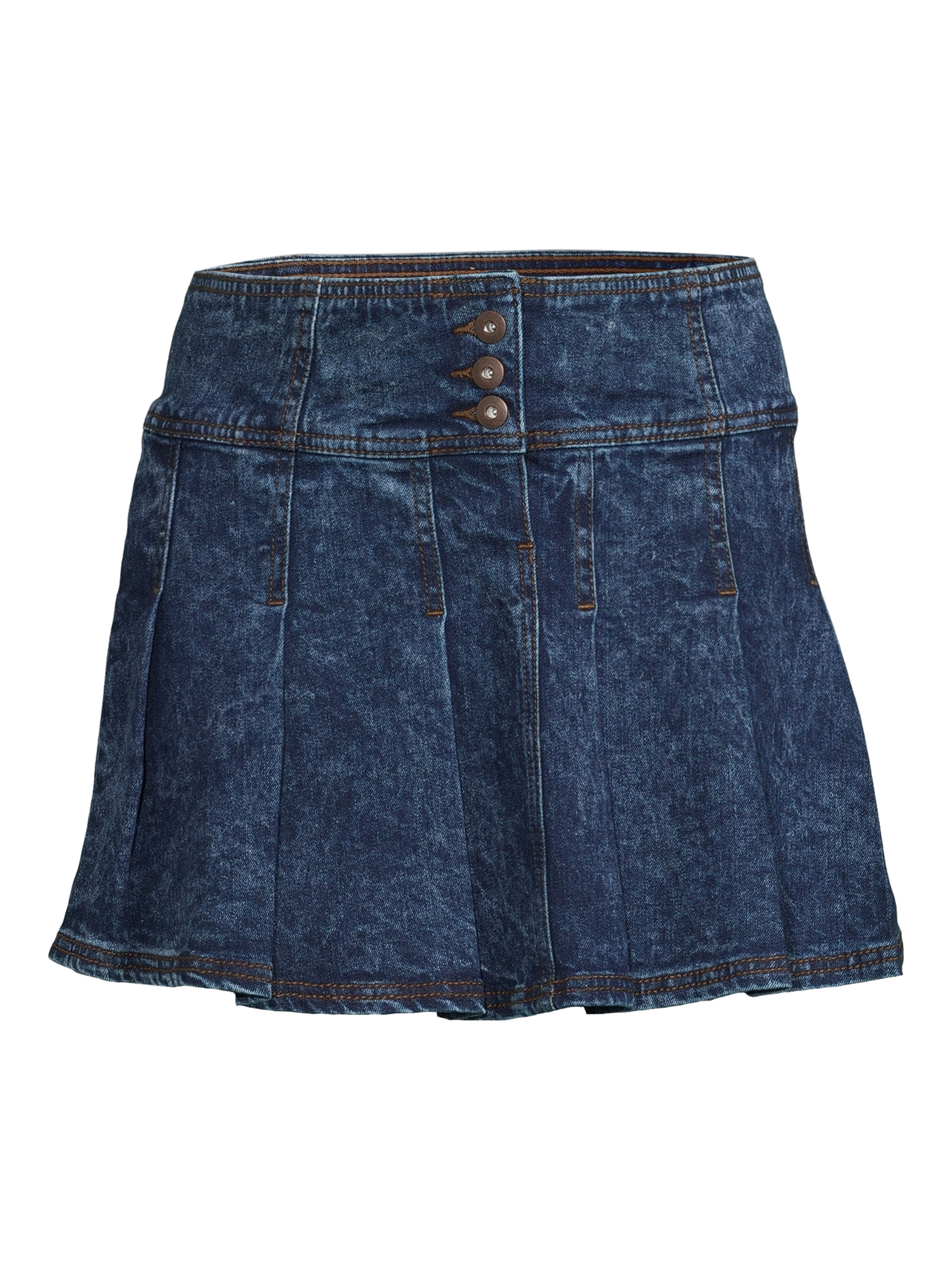 No Boundaries Juniors' Pleated Skirt - Walmart.com