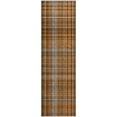 thumbnail image 2 of Addison Rugs Mayfield Washable Transitional Plaid Terracotta Runner Rug, 2'3" x 7'6", 2 of 5