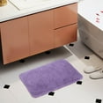 thumbnail image 5 of Fsqjgq Creative Carpet Area Rugs Entrance Rug Carpet Welcome Decoration Day Room Living Doormats Carpet Home Carpets Bathroom Products Long Hair 40X60Cm Purple, 5 of 6