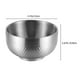 thumbnail image 1 of Stainless Steel Double Layer Blessed Bowl for Home Use 3Pcs Household Bowls, 1 of 4