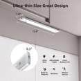 thumbnail image 5 of Absoke 44 LED Under Cabinet Lights, 2Pack USB Rechargeable Magnetic Closet Motion Sensor Lighting for Wardrobe Kitchen Stairs, 5 of 8