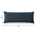 thumbnail image 5 of Mainstays Kids Body Pillow with Plush Ribbed Corduroy Removable Cover, 48" x 20", Dark Blue, 5 of 5