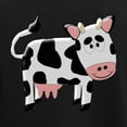 thumbnail image 3 of CafePress - Black And White Cow Pajamas - Women's Short Sleeve Print T-Shirt and Pants Dark Cotton Pajama Set, 3 of 7