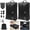 With windows, variant on Vacuum Seal Bag for Traveling with Rechargeable Pump 17L Compression Packing Cube for Carry On Suitcase and Backpack Reusable IP67 Waterproof Vacuum Storage Bag 2 Pack