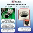 thumbnail image 4 of AM-Tank 116 Diesel Premium: Portable Diesel Tank 116 gal, 12V Pump, Digital Gallon Meter, Water and Particulate Filter, 26ft Flexible Hose, Auto-Nozzle, Double 12V Battery Pack with Charger., 4 of 6