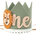 thumbnail image 1 of Great promotion! Children'S Birthday 1-Year-Old Lion-Crown Decoration, Birthday Border Crown Party Decoration Supplies, 1 of 3